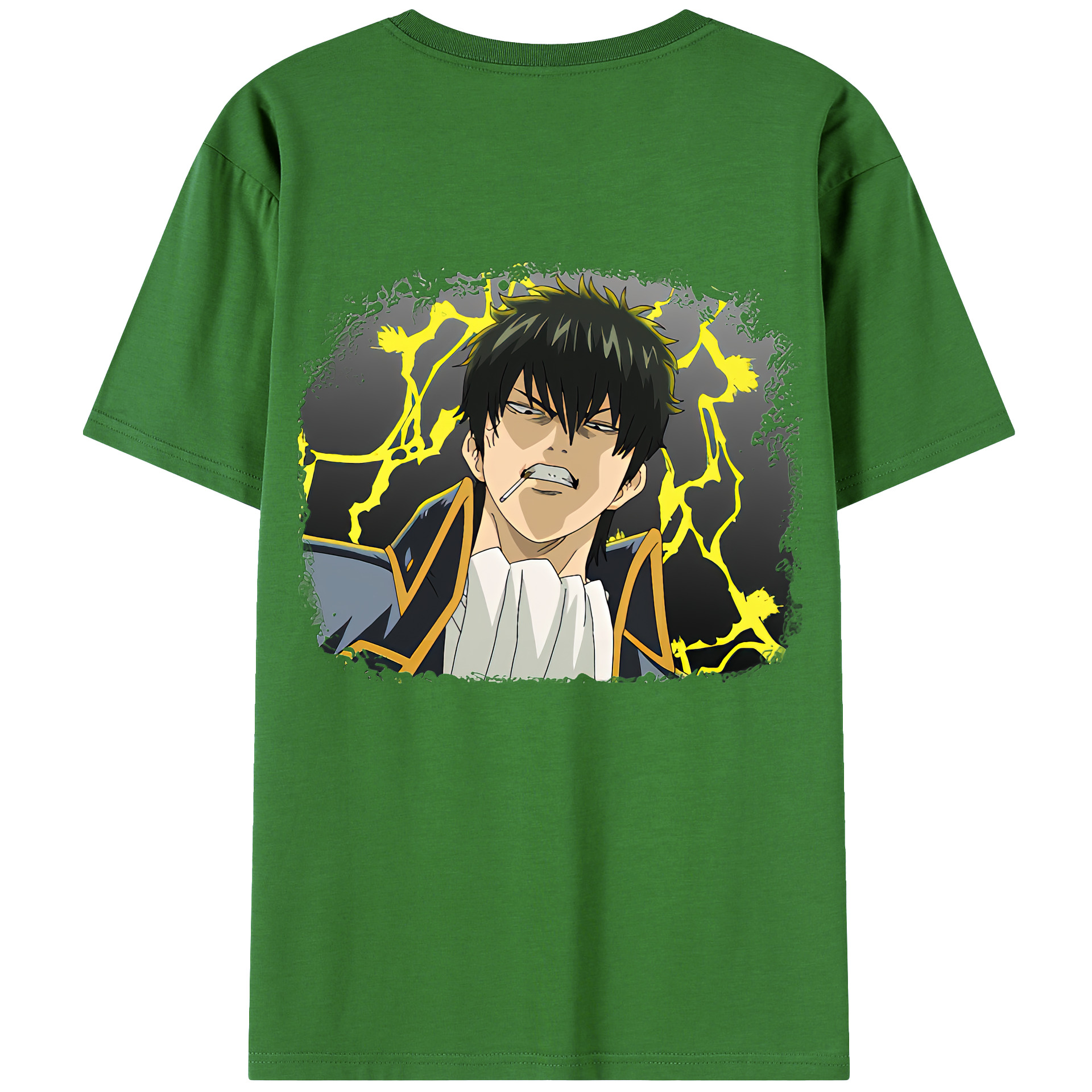 （画像用） ぎんたま 坂田銀時（さかたぎんとき） 神楽 志村新八（しむら しんぱち） GINTAMA Sakata Gintoki Kagura Shimura Shinpachi レディース半袖Tシャツ(バックプリント)